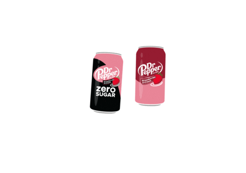 Strawberries And Cream Love Sticker by Dr Pepper