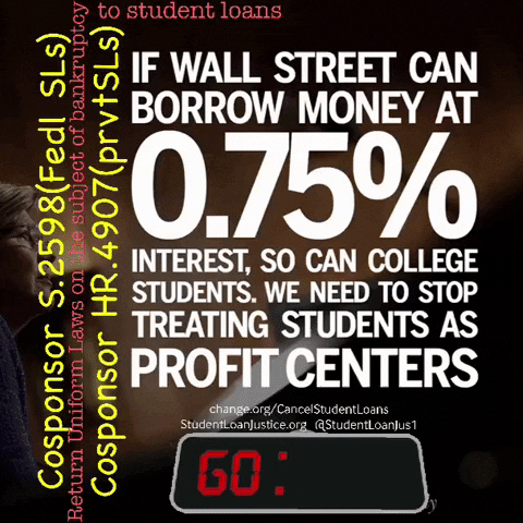 Go Wall Street GIF by Student Loan Justice