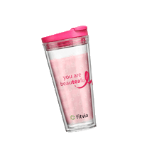 Pink Ribbon Sticker by fitvia