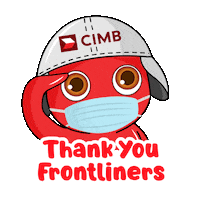 Salute Staysafe Sticker by CIMB Bank