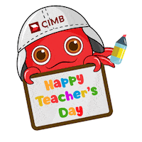 teachers day teacher Sticker by CIMB Bank
