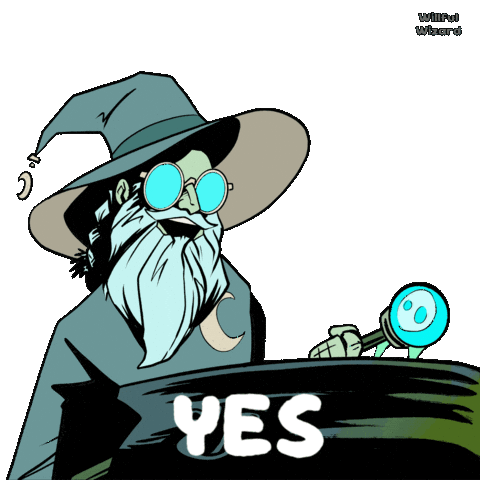 Lets Go Yes Sticker by VeeFriends