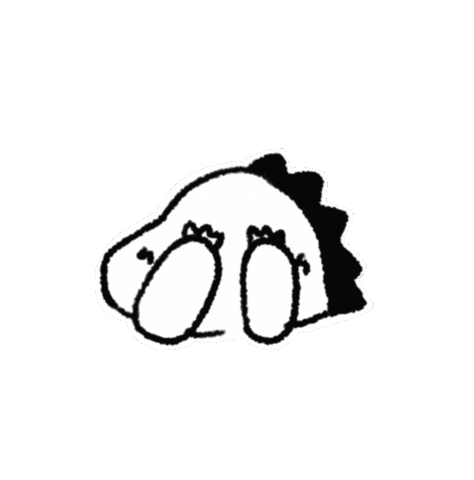 Dinosaur 恐竜 Sticker