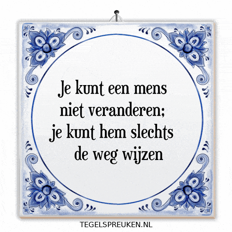Wijsheid Spreuk GIF by Tegelspreuken.nl