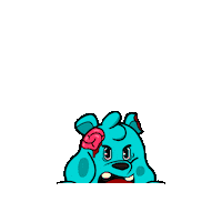 Monster Bad Dream Sticker by Meme World of Max Bear