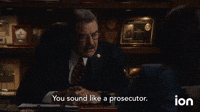 You Sound Like A Prosecutor