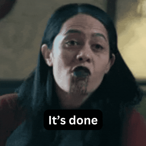 Endofthevalley giphyupload maori its done māori GIF