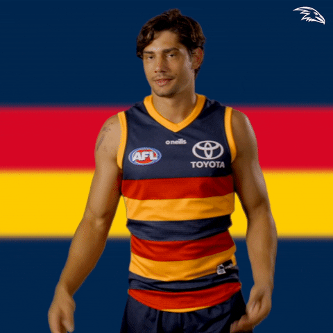 Afl Shrug GIF by Adelaide Crows