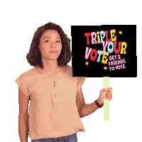 Register To Vote Election 2020 Sticker by INTO ACTION