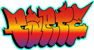 Partebnu tag throwup parte pixo Sticker
