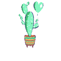 Cactvs happy jump financas cactvs Sticker