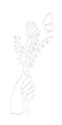 Flower Butterfly Sticker