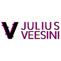 Veesini Logo Glitch Sticker by veesini