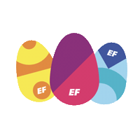 Easter Eggs Sticker by EF English First Russia