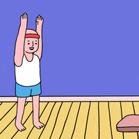 fish olympics GIF by Percolate Galactic