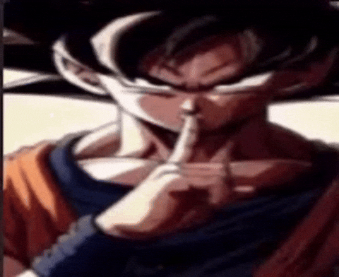 Dragon Ball Shut Up GIF