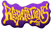 Reparations Sf Oasis Sticker by Oasis Arts Inc