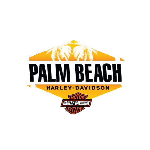 Palm Beach Motorcycles Sticker by Jet City Harley Davidson