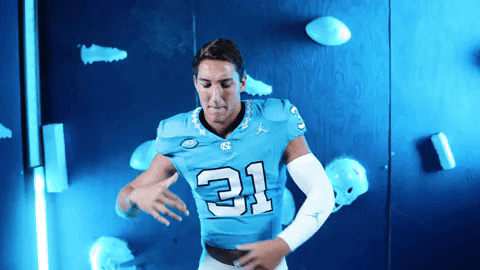 North Carolina Football GIF by UNC Tar Heels