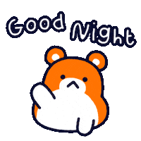 Good Night Hello Sticker