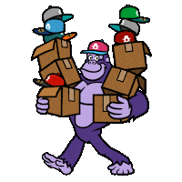 Kong Sticker by The Clink Room