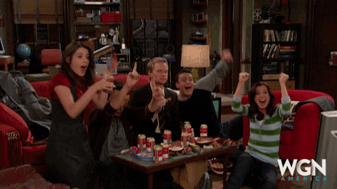 how i met your mother cheers GIF by WGN America
