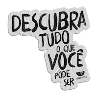 Opa Sticker by Universidade do Vale do Itajaí - Univali