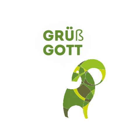 Grüßgott Sticker by Bookatrekking.com