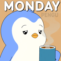Monday Morning Penguin GIF by Pudgy Penguins