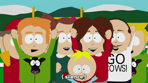 butters stotch hands GIF by South Park 
