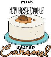 Salted Caramel Cake Sticker by TasmeemGroup