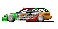 Honda Racecar Sticker