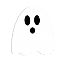 Halloween Ghost Sticker