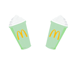 Gold Cup Cheers Sticker by McDonalds