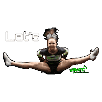 magic-cheer-circle magic jumping cheerleading jumps Sticker