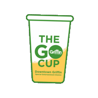 downtowngriffin griffin griffinga downtowngriffin gocup Sticker