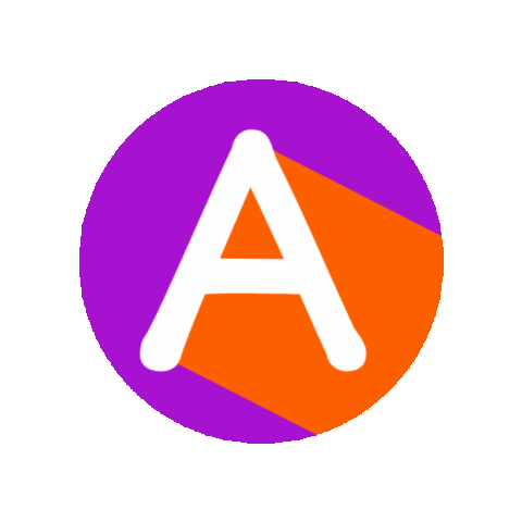 Orange Abc Sticker
