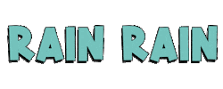 Sad Rain Sticker