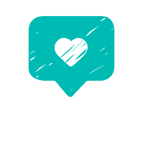 Heart Love Sticker by Grão de Gente