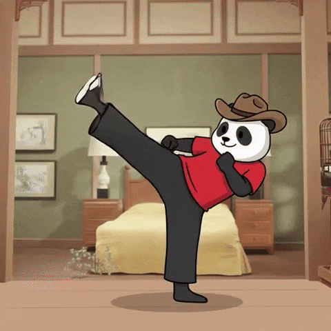 Karate GIF by Pandu Pandas