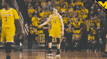 Go Blue Michigan Basketball GIF by Michigan Athletics