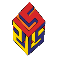 LeoSelmo color ls cubo leo selmo Sticker