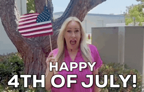 Independence Day Usa GIF by Vikki Downey