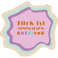 Turkisiminimalizm Sticker by GencoIndustry
