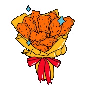 Fried Chicken Gift Sticker by BBH Singapore