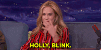 holly hunter blink GIF by Team Coco