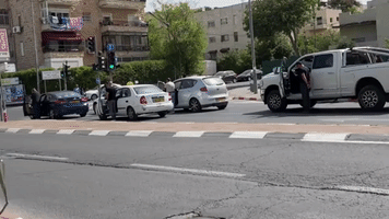 Traffic Stops as Sirens Wail in Jerusalem on Holocaust Remembrance Day