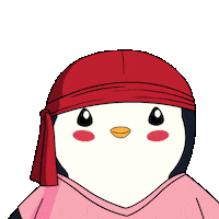 Blah Blah Blah Whatever Sticker by Pudgy Penguins
