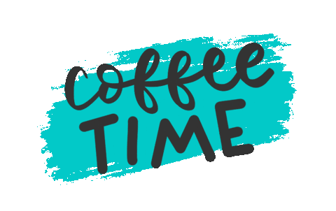 Coffee Time Hand Drawn Sticker