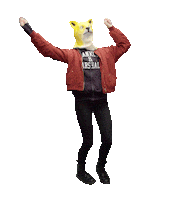 happy fox Sticker